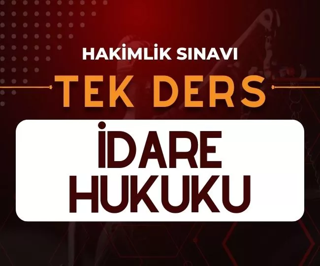 İDARE HUKUKU TEK DERS VİDEO EĞİTİM PAKETİ - BEKİR GENÇ