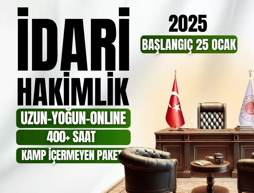 ONLINE İDARİ HAKİMLİK | KAMP İÇERMEYEN  PAKET