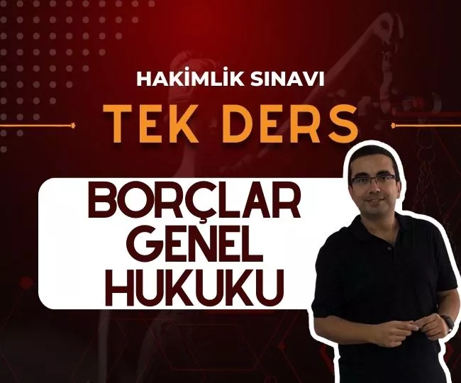 BORÇLAR GENEL HUKUKU TEK DERS VİDEO EĞİTİM PAKETİ