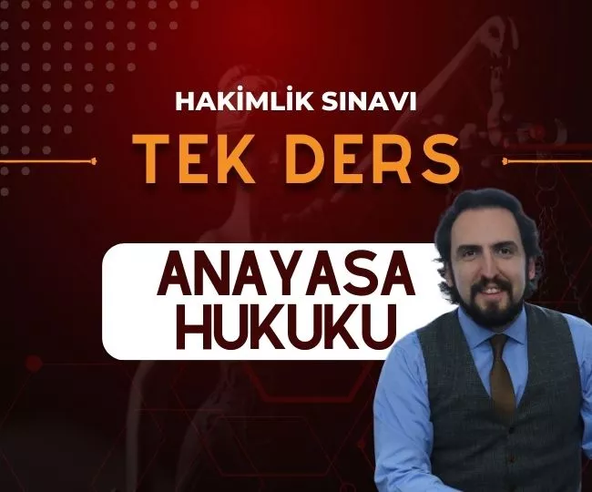 ANAYASA HUKUKU TEK DERS VİDEO EĞİTİM PAKETİ