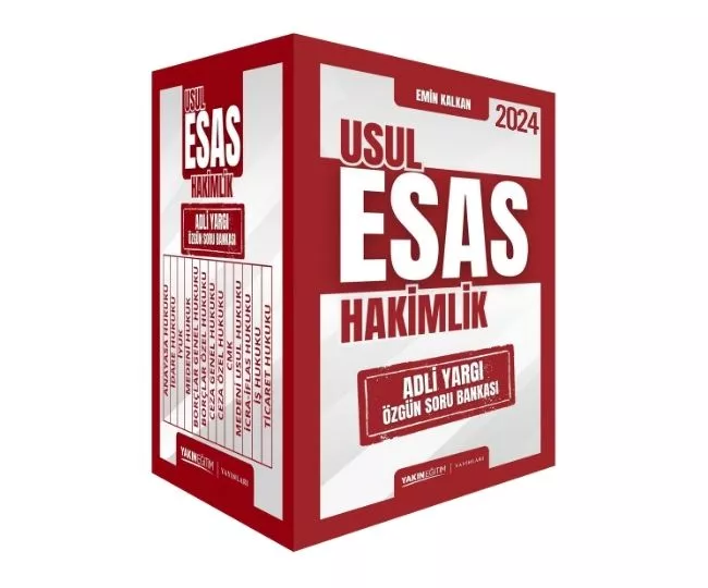 USUL ESAS ADLİ HAKİMLİK SORU BANKASI SETİ 