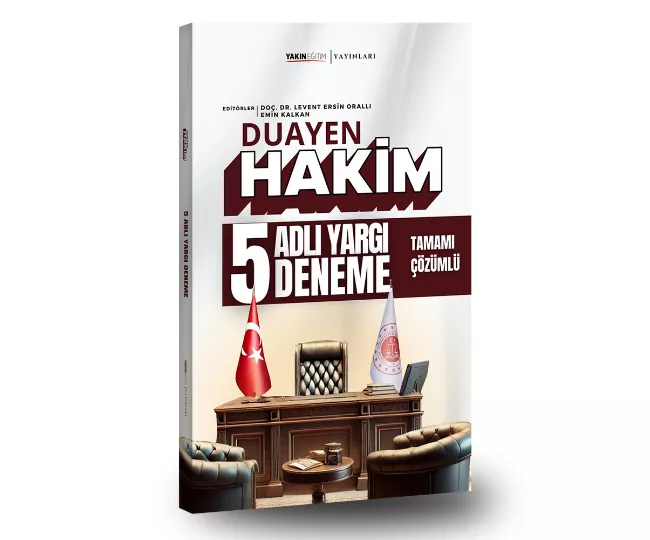 ADLİ HAKİMLİK DENEMELER - DUAYEN HAKİM 5 DENEME