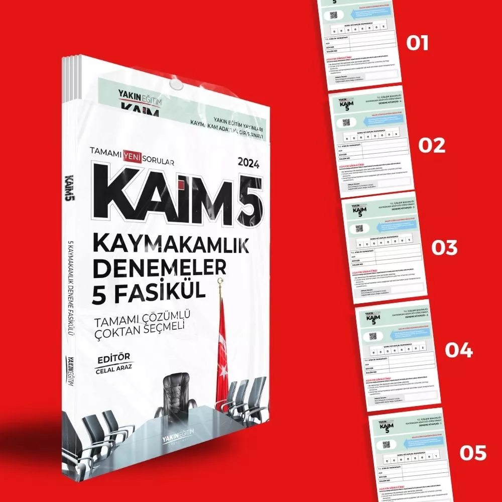 KAİM 5 KAYMAKAMLIK 5 DENEME - 2024