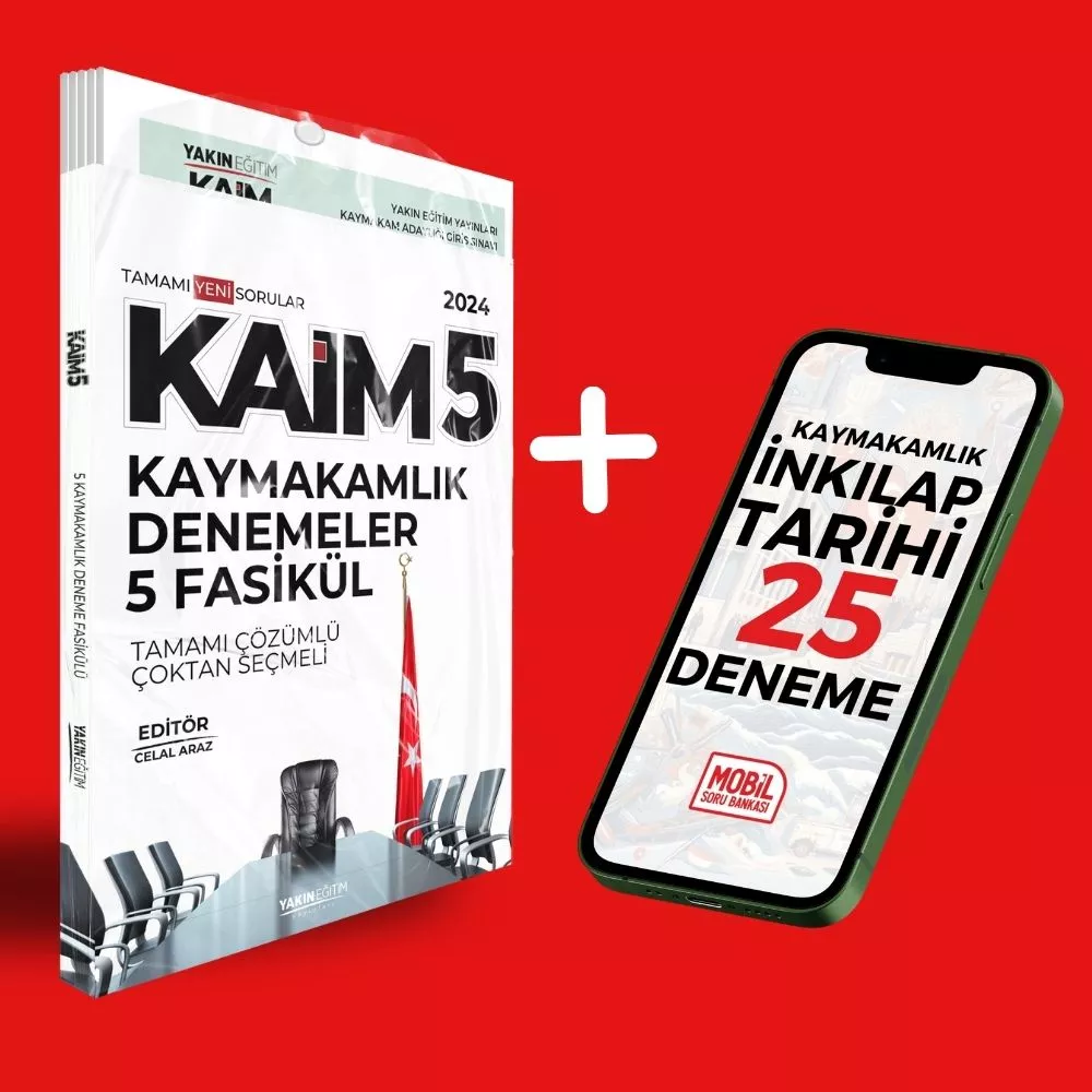 KAİM 5 KAYMAKAMLIK 5 DENEME - 25 İNKILAP TARİHİ DENEMESİ