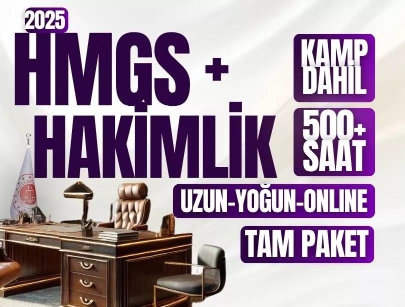 2025 HMGS + HAKİMLİK UZAKTAN EĞİTİM PAKETİ